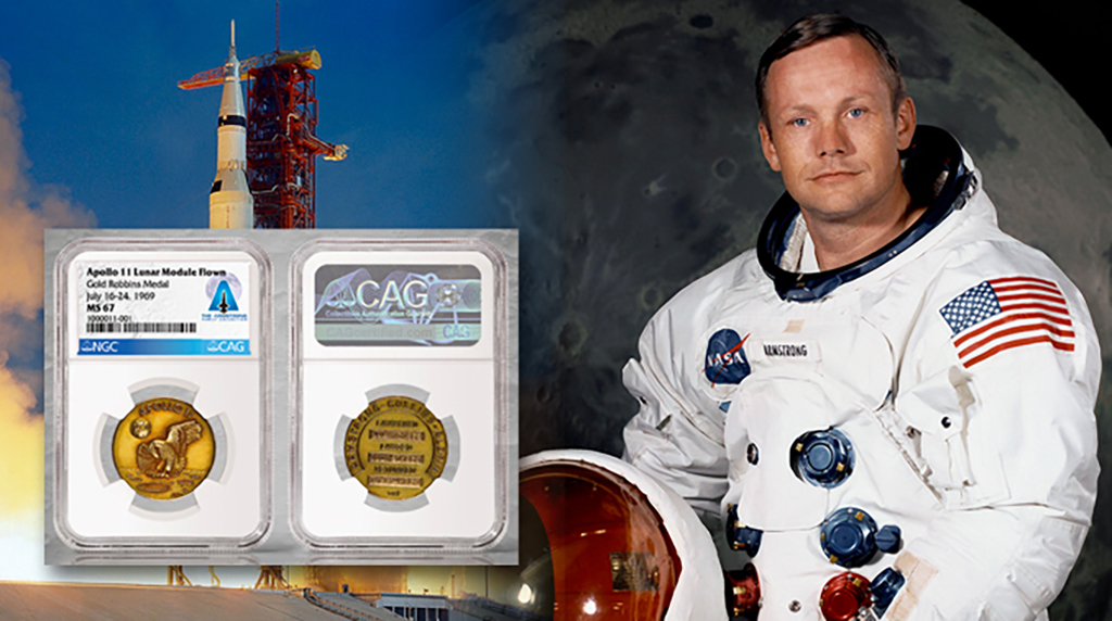 NASA Apollo Neil Armstrong Auction Moon Mission